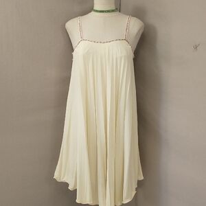 Vintage Sand Castle Beach Dress Loungewear Night Gown Poolside Fun Feminine 50s